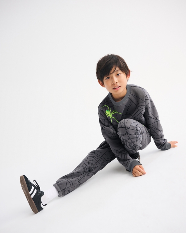 spooky glow-in-the-dark sweatpants