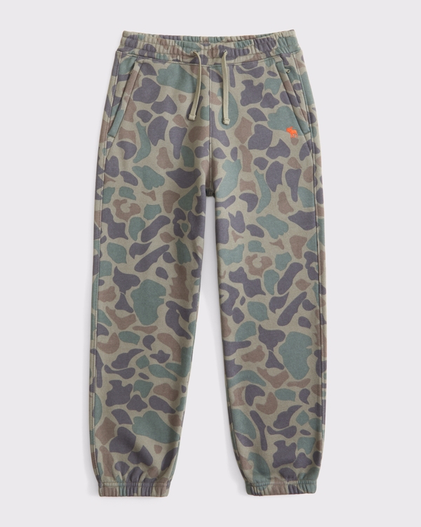 essential icon zipper joggers, Camo view 1