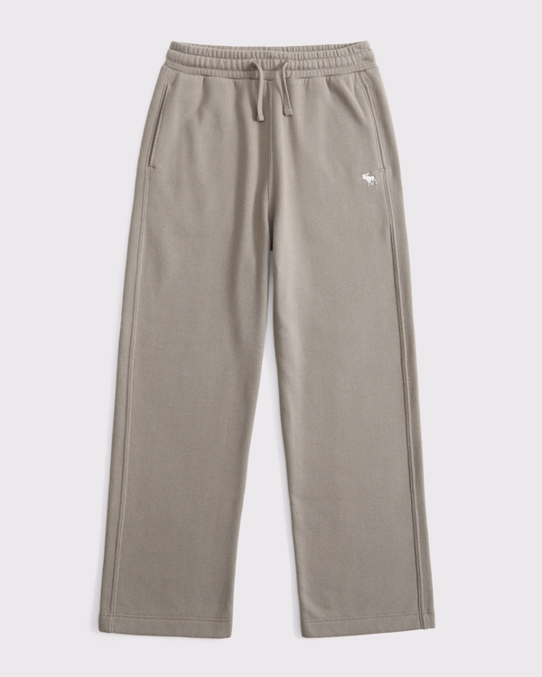 essential icon baggy open-hem sweatpants, Flint view 1