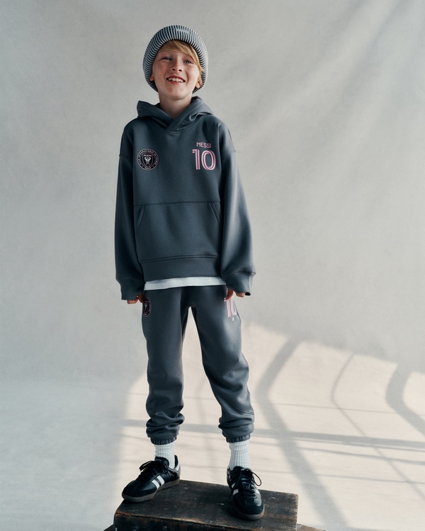 ypb neoknit lionel messi joggers, Gris view 1