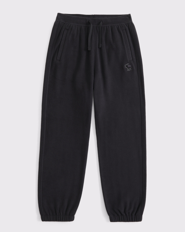 cozy essential icon sweatpants, Black view 1