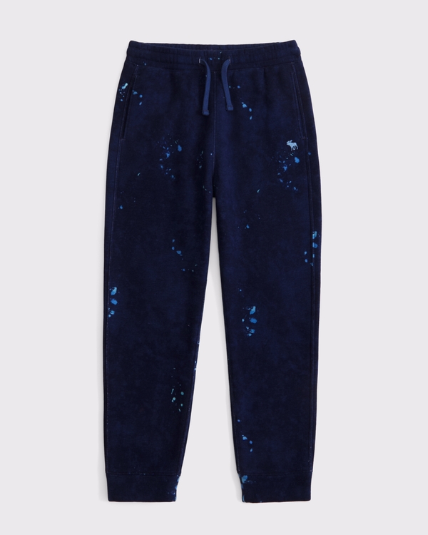 essential icon joggers, Navy Splatter view 1