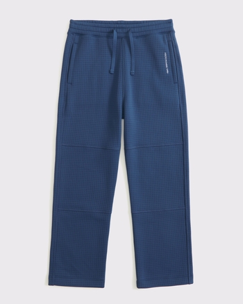 ypb textured open-hem sweatpants