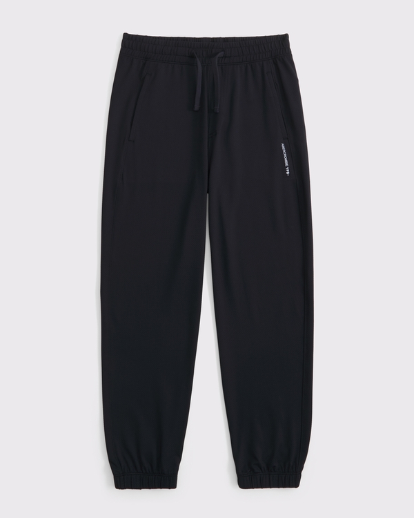 ypb textured joggers, Black view 1