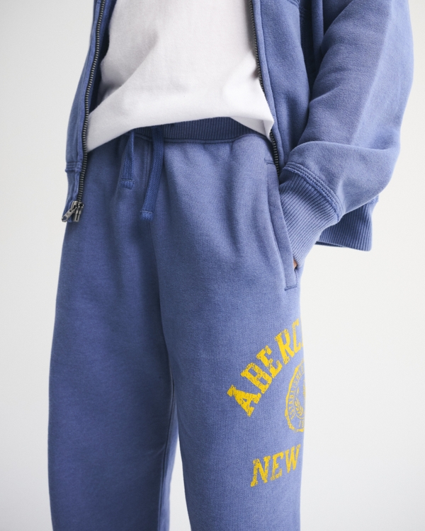 logo baggy open-hem sweatpants