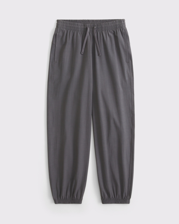 ypb hybrid baggy cinched sweatpants, Dark Gray view 1