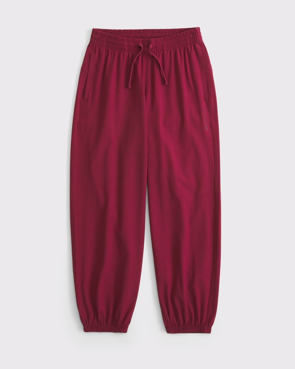 ypb hybrid baggy cinched sweatpants, Black Cherry view 2
