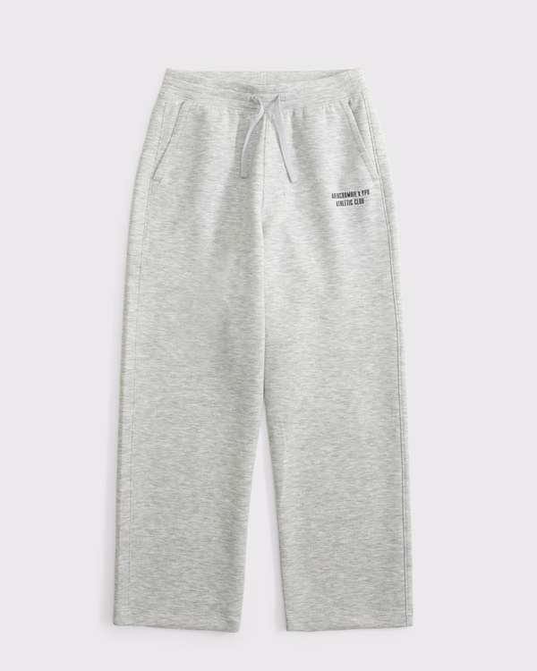 ypb neoknit baggy open-hem sweatpant, Light Heather Gray view 1