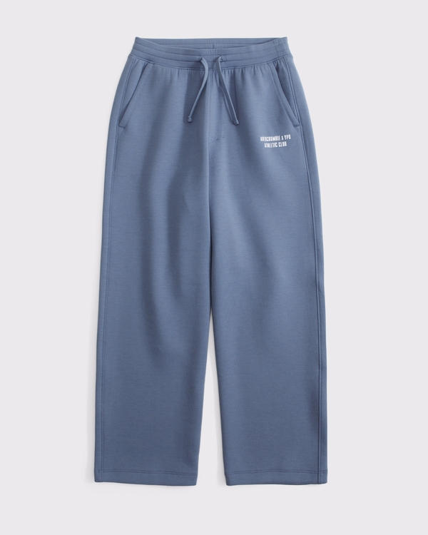 ypb neoknit baggy open-hem sweatpant, Slate Blue view 1