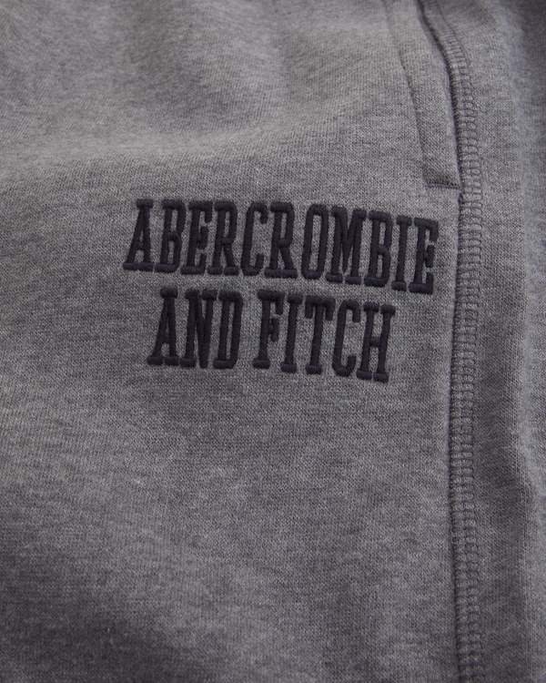 logo baggy open-hem sweatpant, Gray view 2