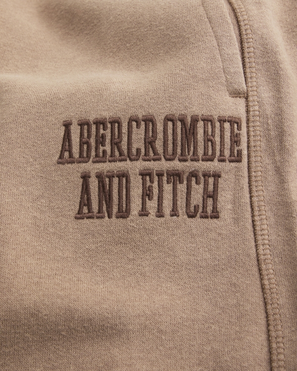 logo baggy open-hem sweatpant, Chocolate Mousse view 2