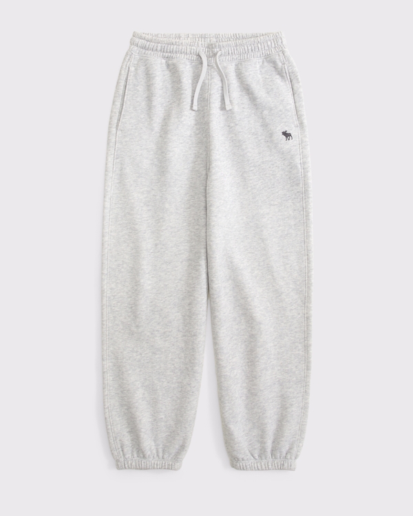 essential icon baggy cinched sweatpants, Light Heather Gray view 1