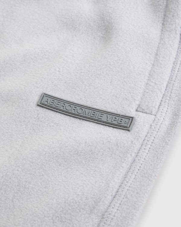 ypb cozy logo cinched sweatpant, Light Gray view 2