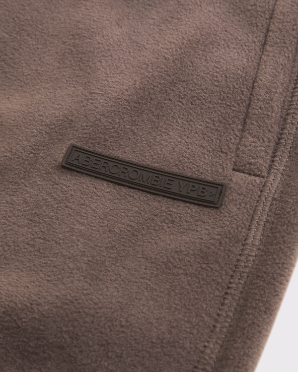 ypb cozy logo cinched sweatpant, Ash Brown view 2