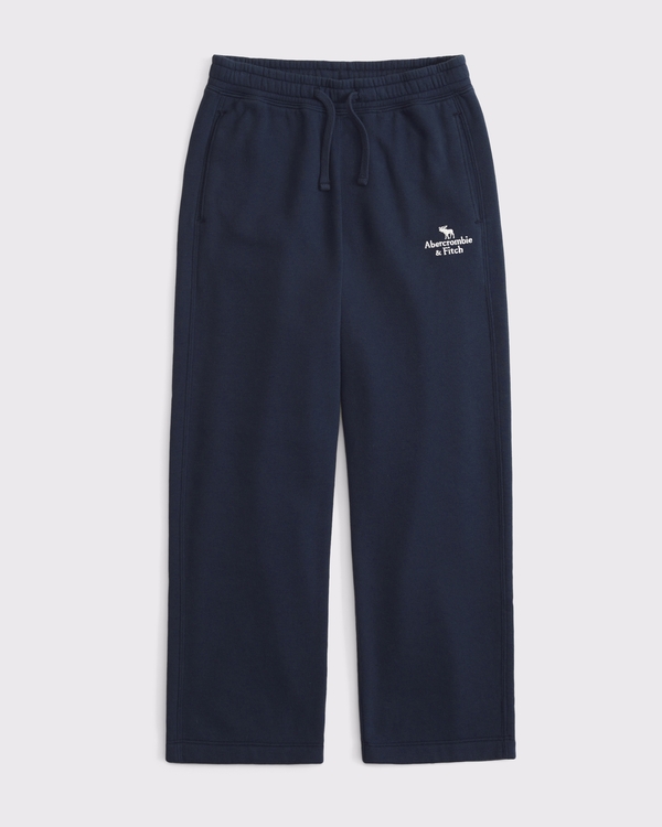 logo baggy open-hem sweatpant