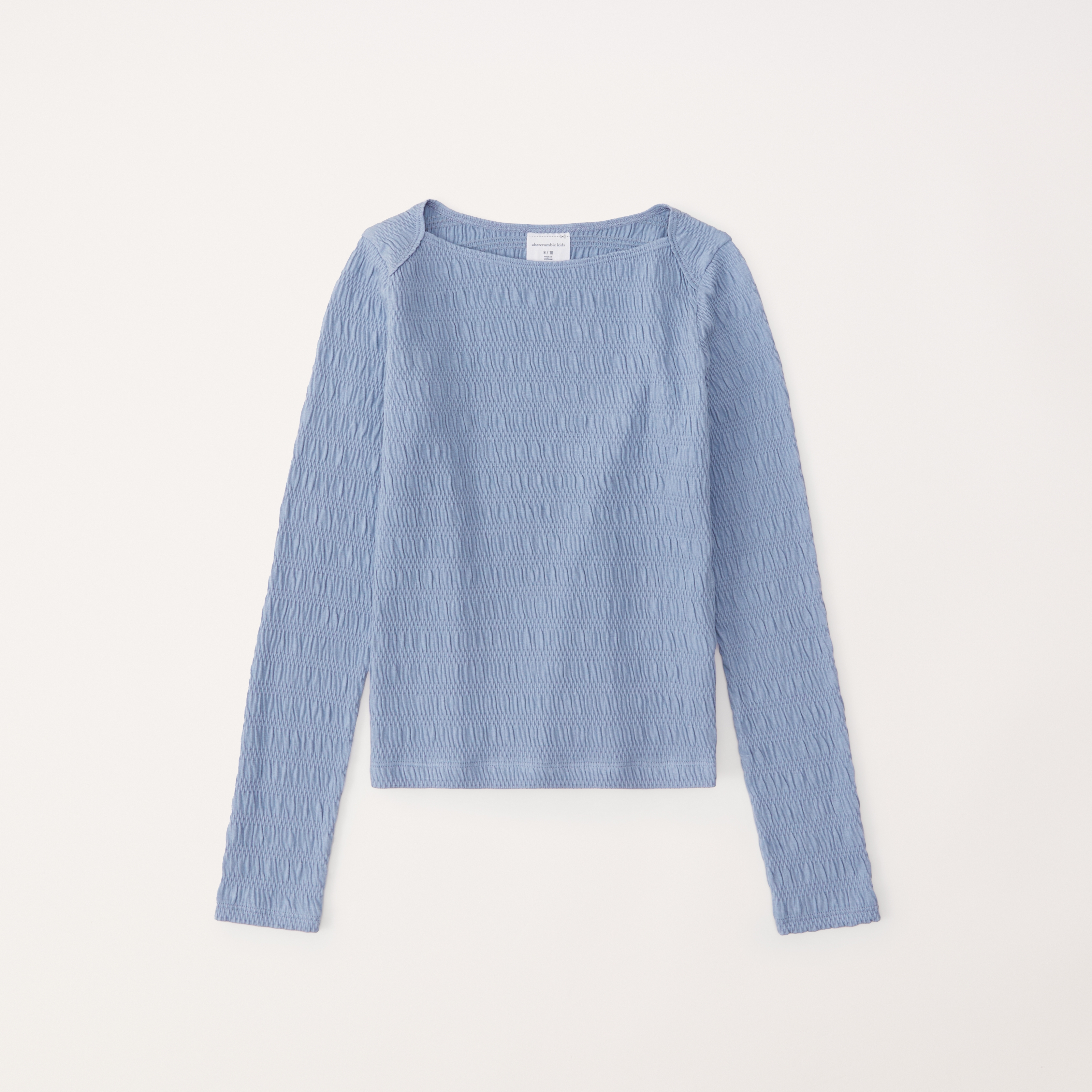 long-sleeve boatneck tee