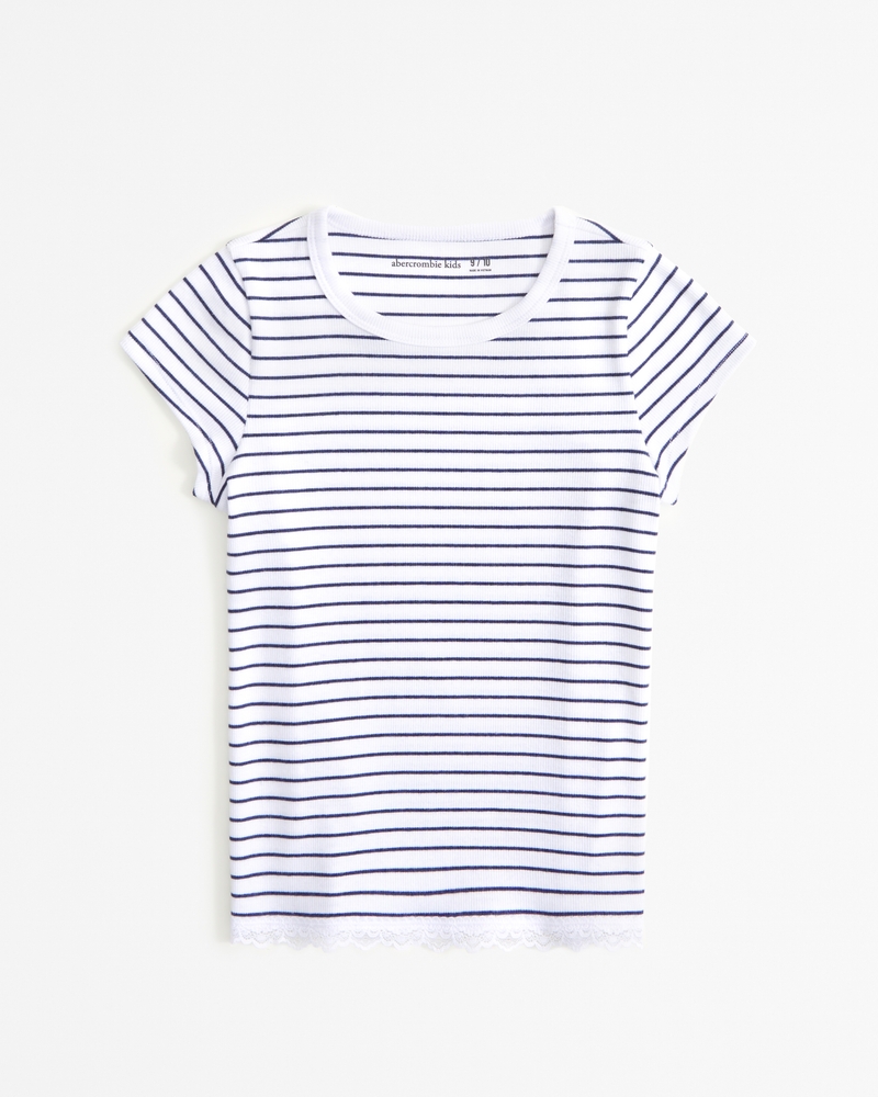 girls essential pattern baby tee girls clearance