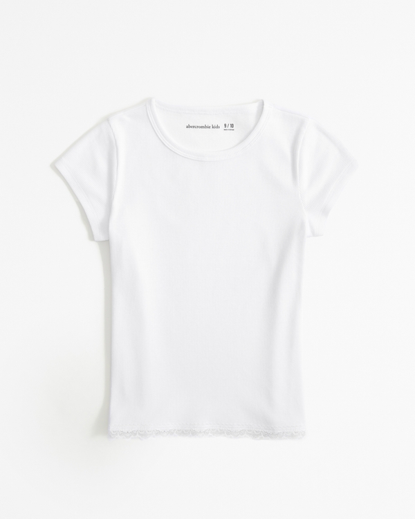 essential baby tee, White