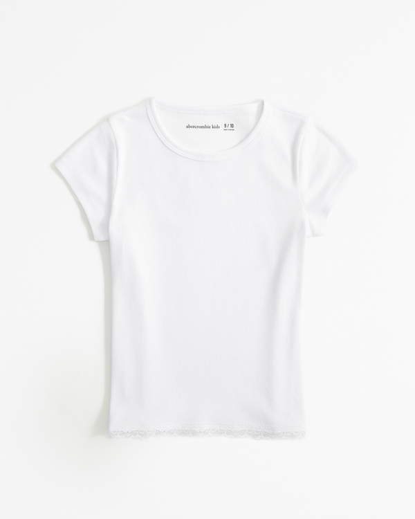 No Boundaries Shirt Girls Medium 7/9 White Solid Cotton Casual