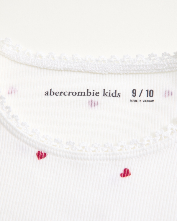 essential long-sleeve baby tee, White Pattern view 2