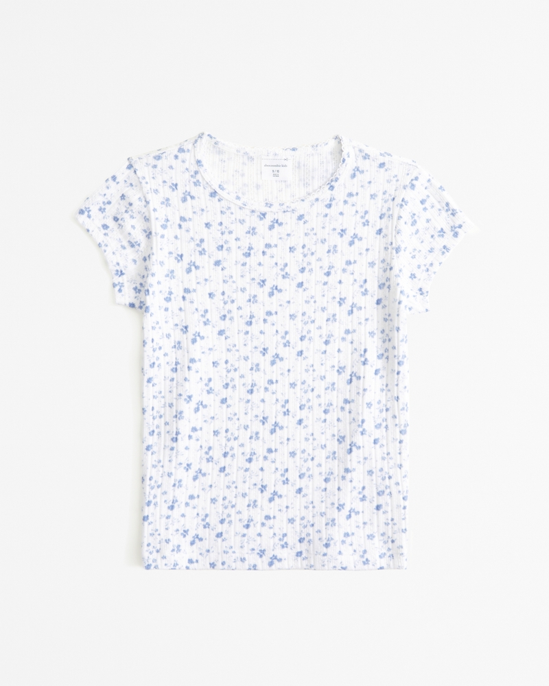 pattern pointelle baby tee