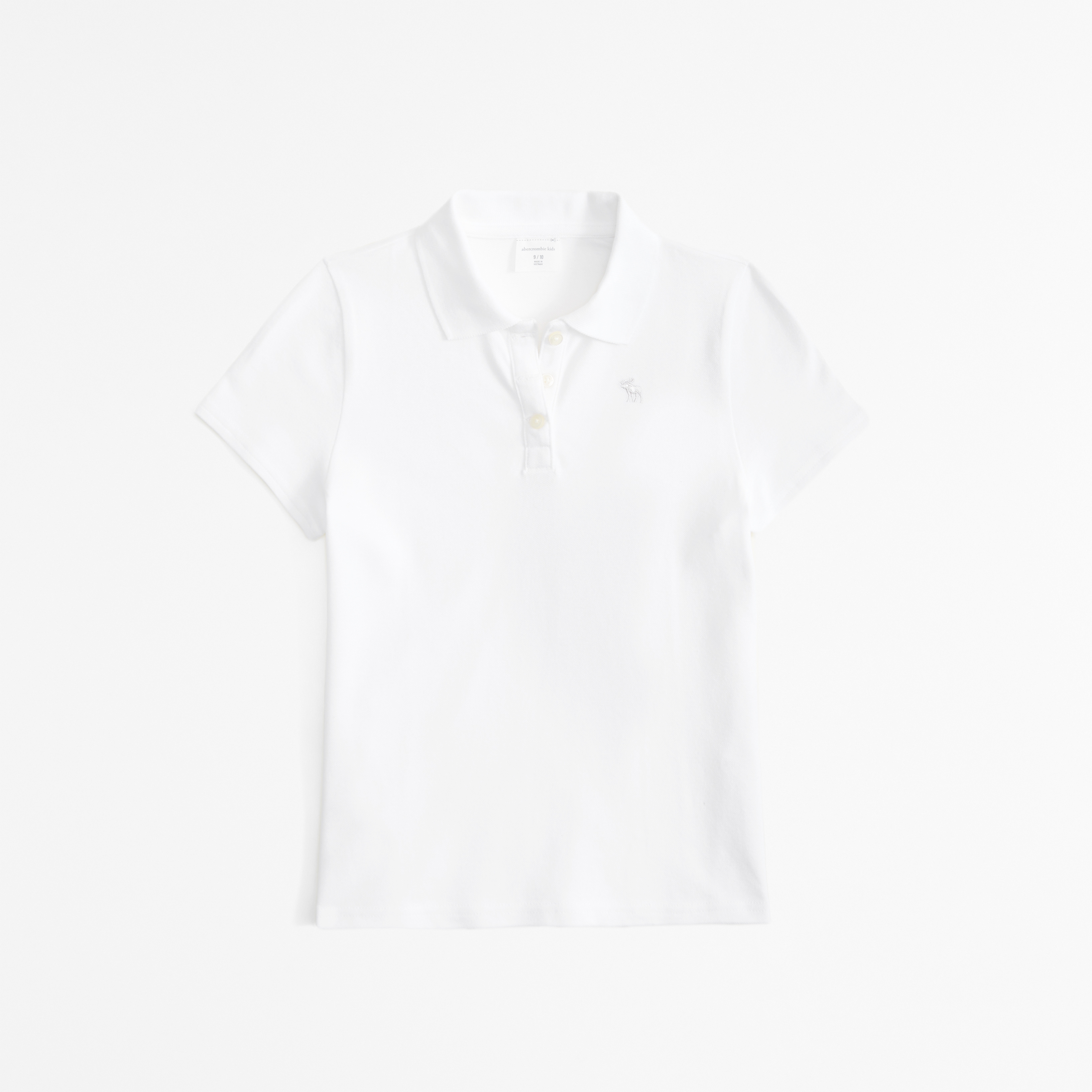 Abercrombie & Fitch THE CLASSIC POLOホワイト girls icon polo | girls clearance | Abercrombie.com