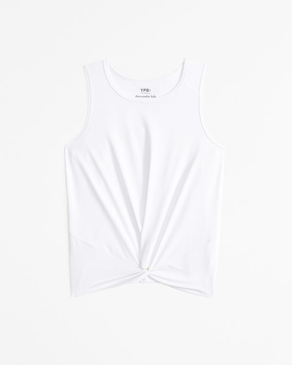 ypb twist-front active tank, White