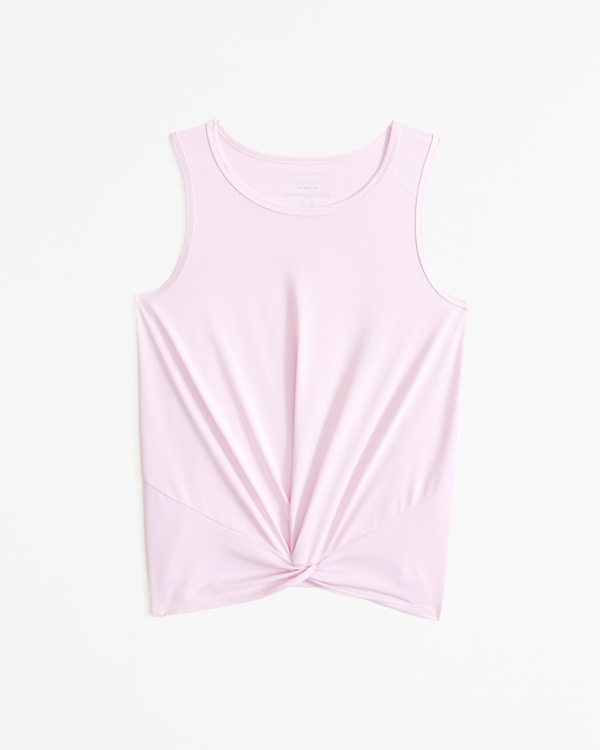 ypb twist-front active tank, Light Pink