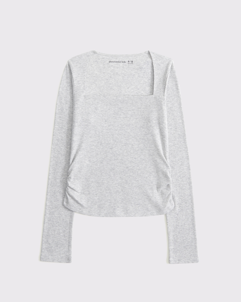 the a&f ava long-sleeve top