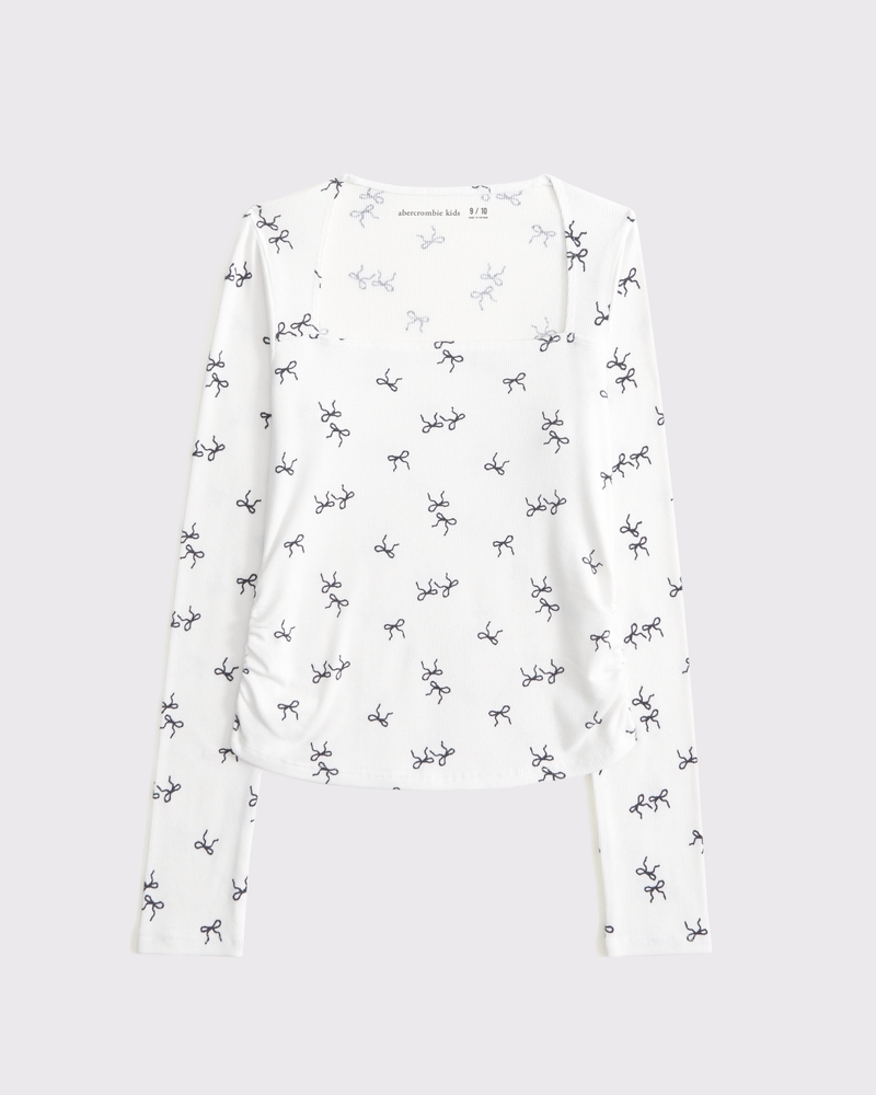 the a&f ava long-sleeve top