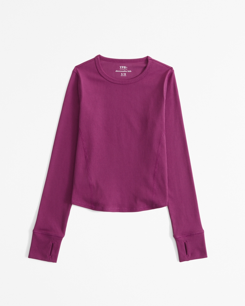 ypb long-sleeve active rib tee