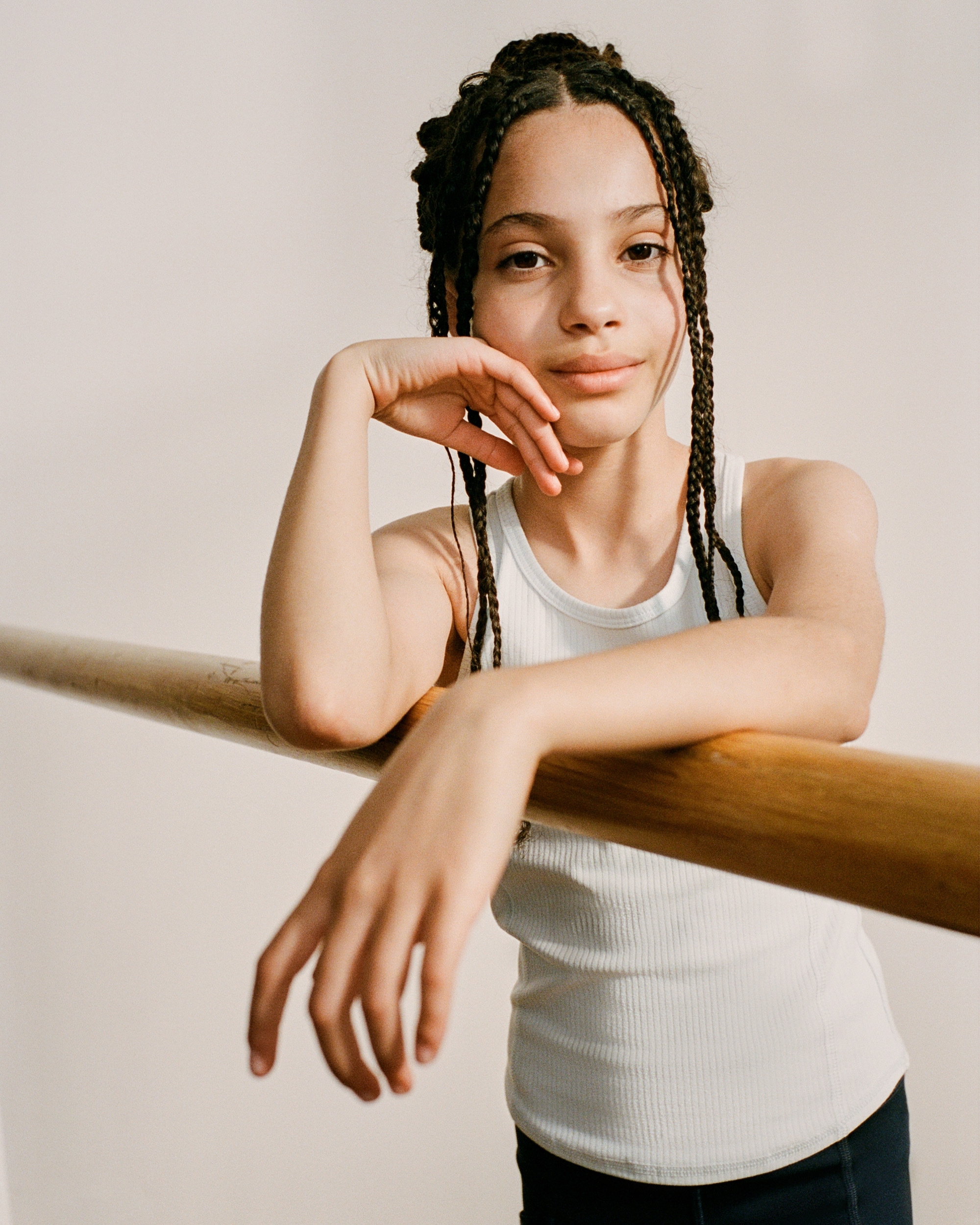 Abercrombie & Fitch Kids' Ypb Cropped Active Rib Tank In Neutral