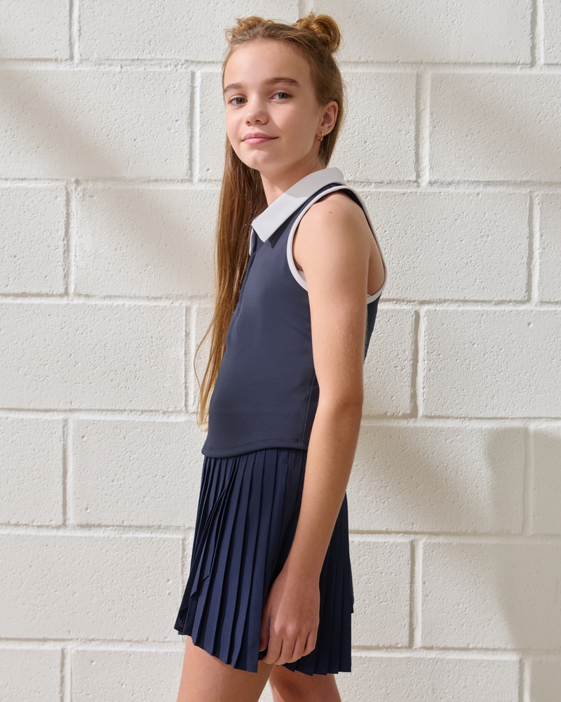 ypb half-zip polo tank