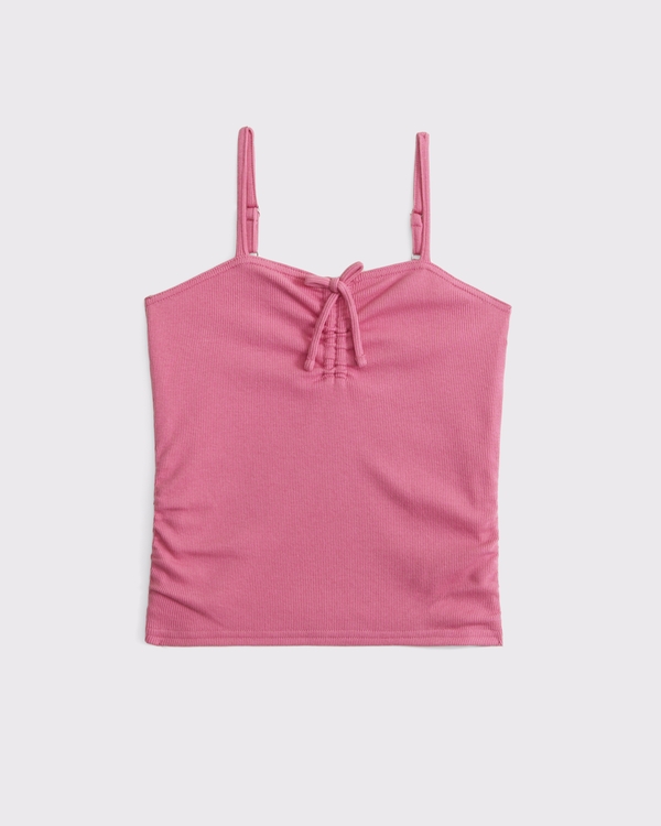 cinched tank, Pink view 1