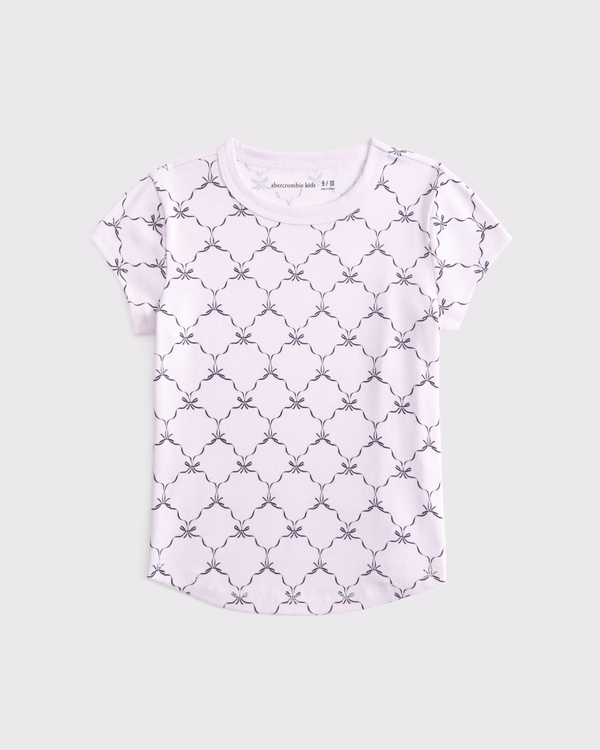essential baby tee, Purple Pattern view 1