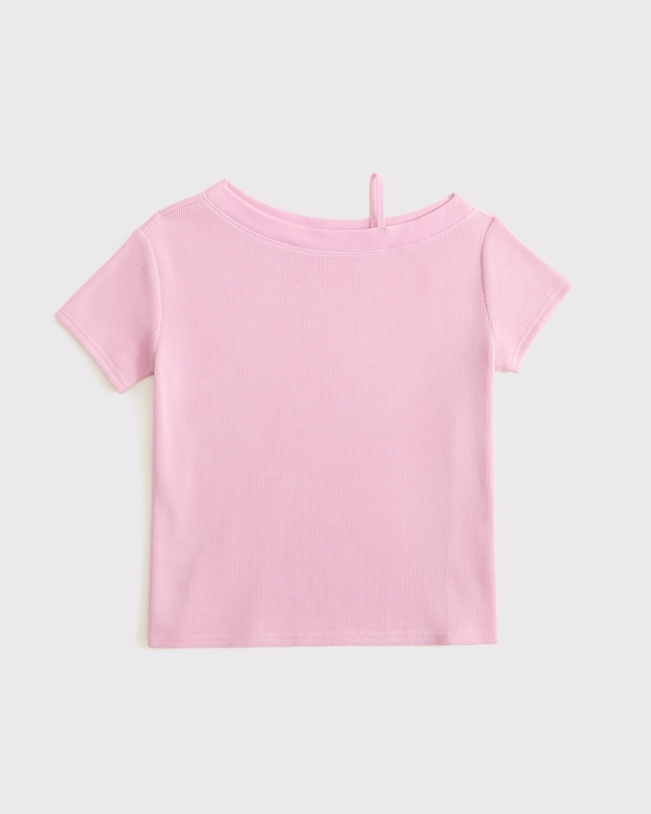 off-the-shoulder legging-friendly top, Peony view 1