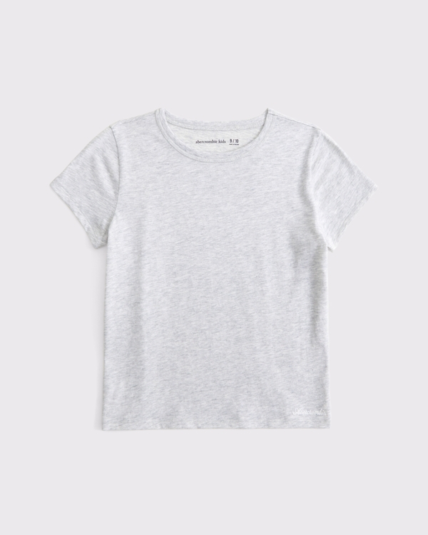 essential classic tee, Light Gray view 1