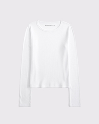 Camiseta baby de manga larga básica