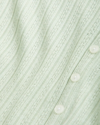 long-sleeve button-through tee