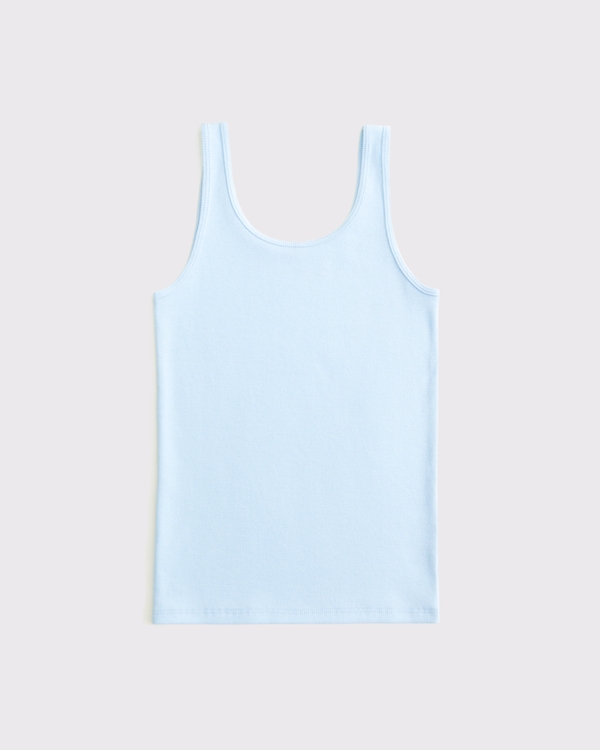slim essential tank, Baby Blue view 1
