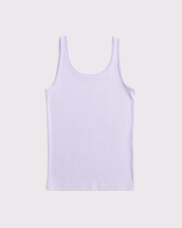 slim essential tank, Light Purple view 1