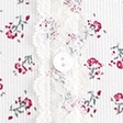 lace-trim button-through tee