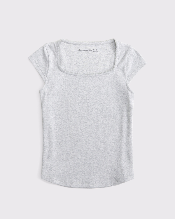 portrait tee, Light Gray view 1