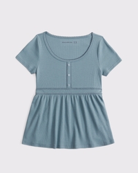 short-sleeve babydoll top