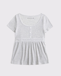 short-sleeve babydoll top