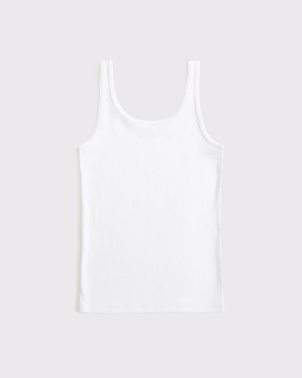 slim essential tank, White view 1