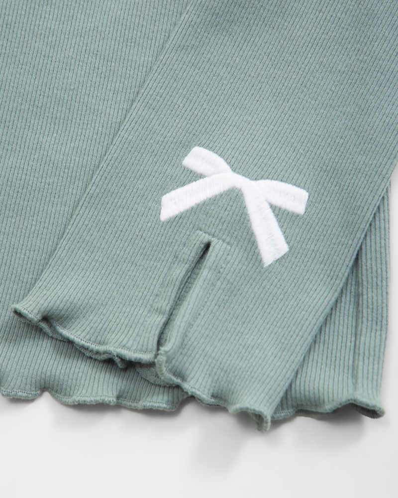 long-sleeve bow tee