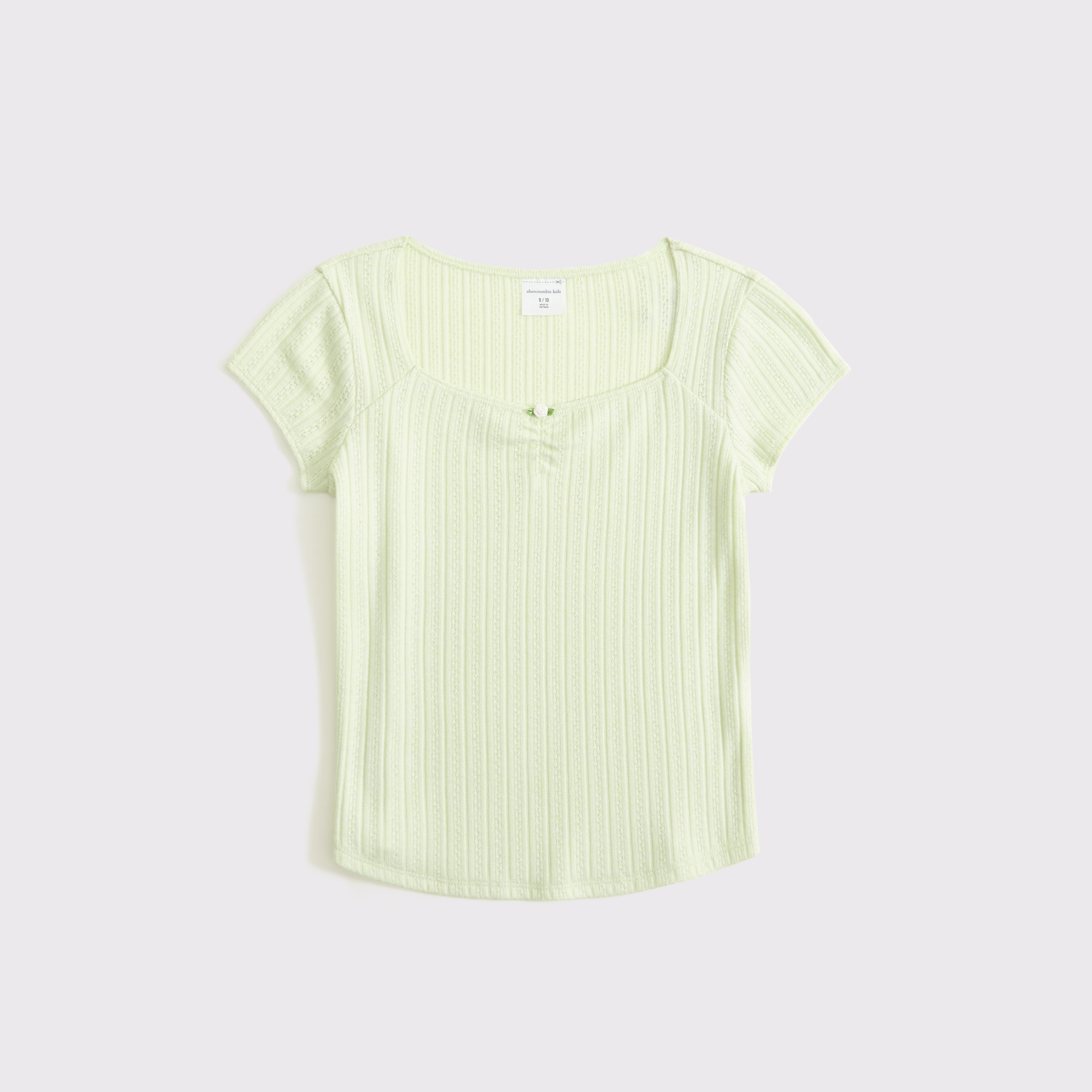 Abercrombie & Fitch Kids' Rosette Tee In Green