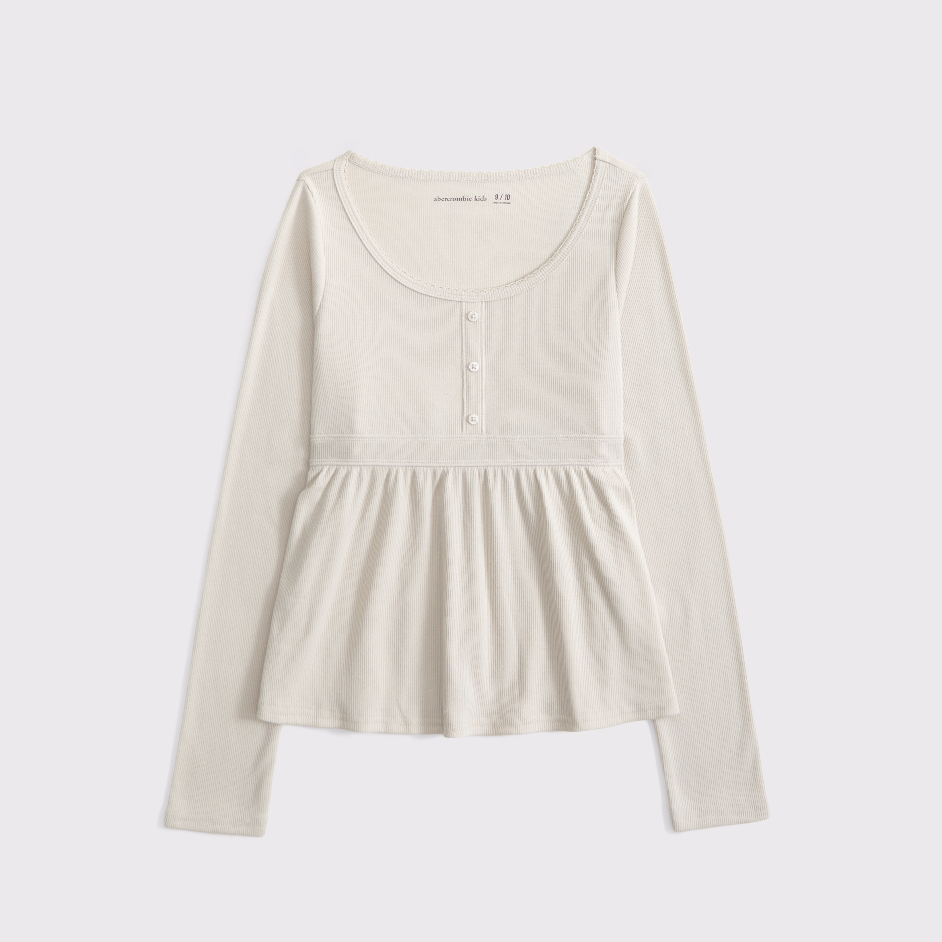 Babydoll button-through tee