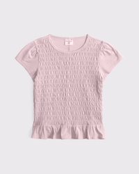 smocked tee